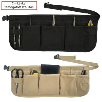 Kötény több zsebbel, ujjatlan, vízálló, poliészter, Silk art