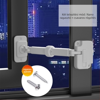 FT1 ABS ajtó- és ablakzár — Xinyou, modell FT1, ABS anyag, alkalmas ablak-, ajtó- és csúszóajtó zárra, modern minimalista stílus