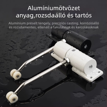 Kör alakú automata ajtócsukó, csendes záródás, visszacsukódó mechanizmus és ütközésvédő párna