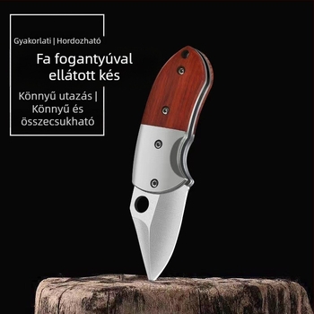 Magas szilárdságú összecsukható kés, éles penge, hordozható kültéri kés, pengehossz 5 cm