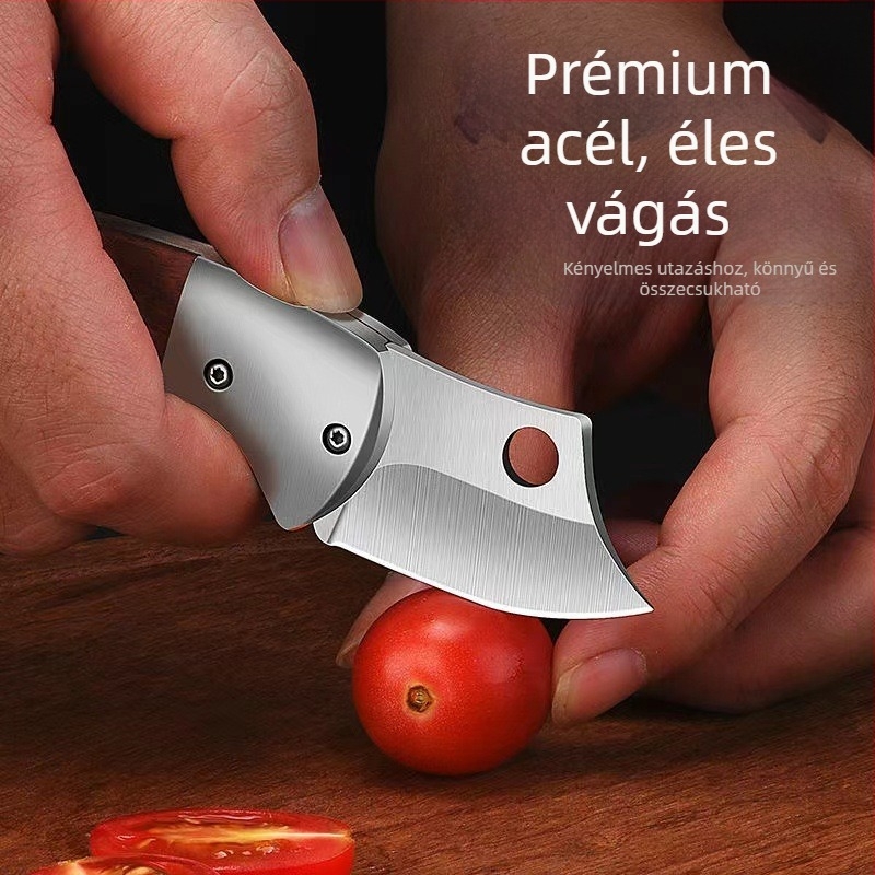 Magas szilárdságú összecsukható kés, éles penge, hordozható kültéri kés, pengehossz 5 cm