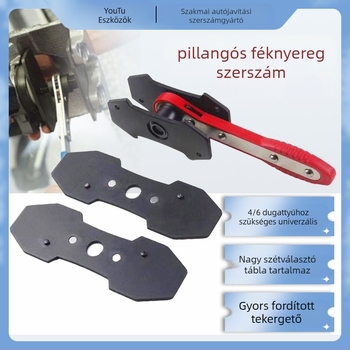 Féknynyereg állító eszköz fogaskerék-mechanizmussal, dugat piston elválasztó és féknyereg visszaállító eszköz; acél, tömeg 1,2