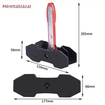 Féknynyereg állító eszköz fogaskerék-mechanizmussal, dugat piston elválasztó és féknyereg visszaállító eszköz; acél, tömeg 1,2