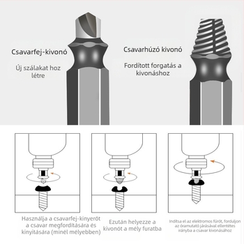 Törött huzal kivonó eszköz – többfunkciós huzalkivonó (Hossz: 110; Használat: Törött huzal; Anyag: Acél; Tömeg: 1)