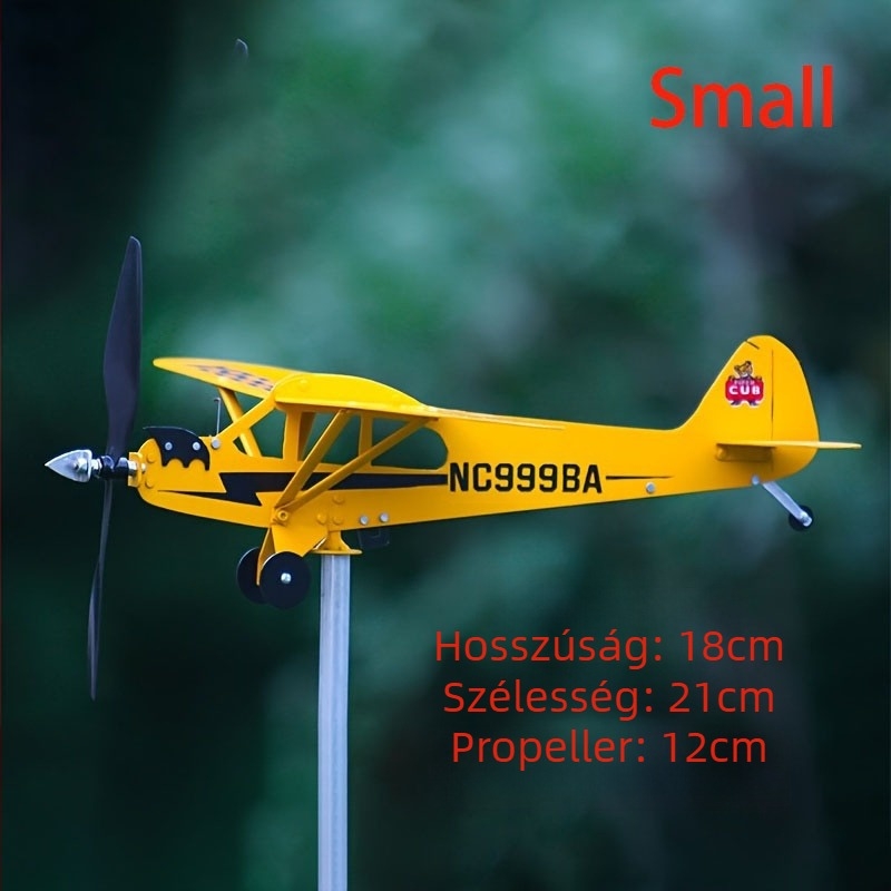 Fém repülő alakú szélkakas kültéri kertdekorációhoz (Anyag: Vas; Kategória: Más fémművességek; Stílus: Pastoral)