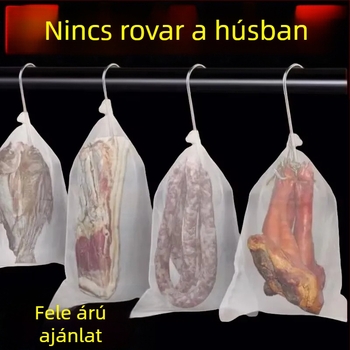 Nylon hálózsák hús szárítására rovar- és legyek elleni védelemmel, légáteresztő (Márka: other; Eredet: Kína; Anyag: Other)