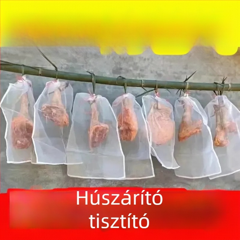Nylon hálózsák hús szárítására rovar- és legyek elleni védelemmel, légáteresztő (Márka: other; Eredet: Kína; Anyag: Other)