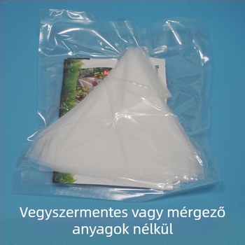 Műanyag tasak csiga- és lisztfogó, 0,14 cm vastagságú, csomagoló tasak, a csigák és liszt ellen