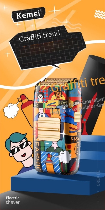 Elektromos hajvágó készülék, 5017H, rozsdamentes acél vágófej, általános használatra