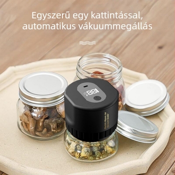 Mason üvegek vákuumzáró készüléke háztartási használatra, kapacitás alatt 500 ml, ABS ház, modell ll34333667, testreszabható
