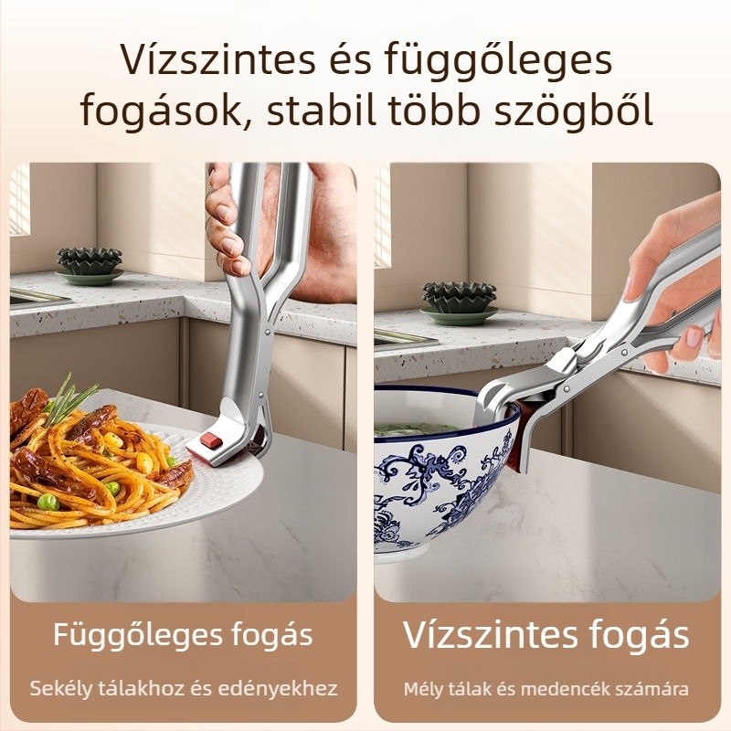 Konyhai klipek készlet tálakhoz és tányérokhoz – gőzölő klippek, rozsdamentes acélból (Márka: Other; Anyag: Rozsdamentes acél; Alkalmazás: Egyéb)