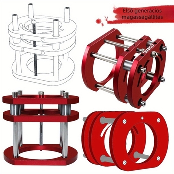 Routerhez tervezett fordított emelésű alap – hornyázás és élbevágás DIY eszköz