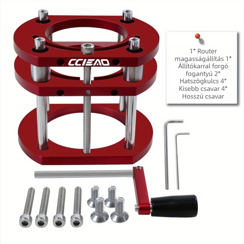 Routerhez tervezett fordított emelésű alap – hornyázás és élbevágás DIY eszköz