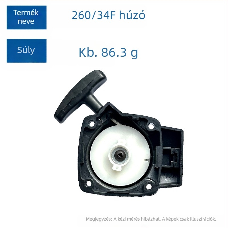 Fűnyíró húzindító készlet 34F260-hoz, 260 indítólemez és IE34 húzókötél