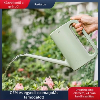 Öntöző kanna – műanyag, japán stílusú minimalistikus, hosszú kifolyóval, nagy kapacitású, otthoni kertészkedéshez, márka Early Summer