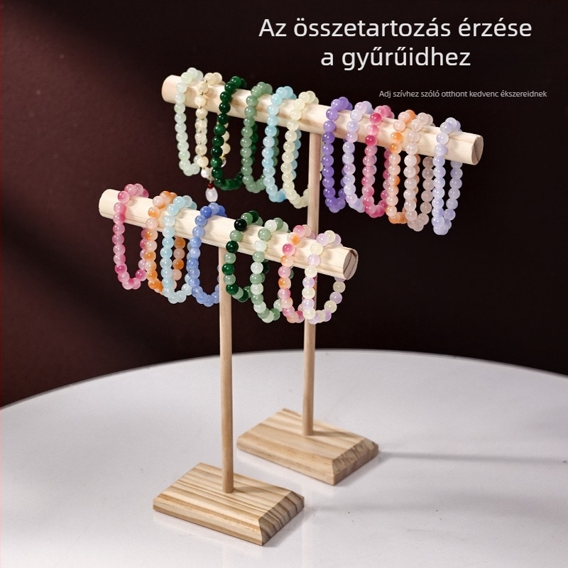 Gyöngy ékszer kiállító polc - Fém, Művészi stílus, 2025 tavasz