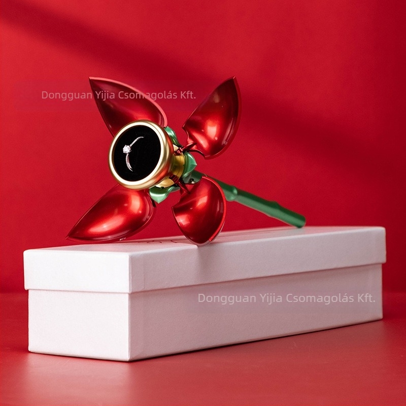 Gyűrűkhöz készült ékszerdoboz műanyagból – doboz típusú csomagolás, ékszer-csomagolás, Yijia Packaging