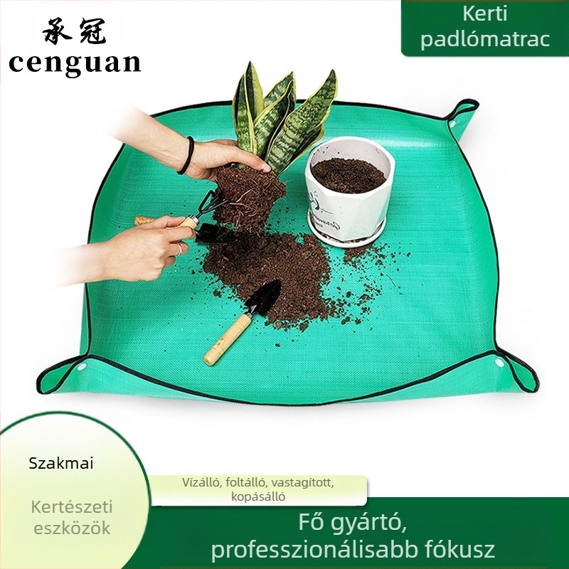 PE talajtakaró szőnyeg – otthoni kertészkedéshez vízálló talajváltó matrac, Crown Bearing