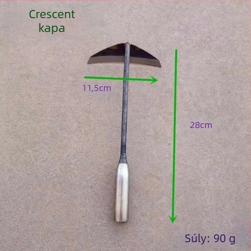 Kerékkel felszerelt gyomirtó eszköz, előre toló és hátrafelé húzó mechanizmus, kézi gyomirtó kapa, üreges kialakítás, kukorica- és zöldségterületekhez