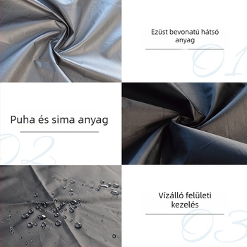 Kültéri grillfedő, Oxford anyag 420D/600D, modern minimalist stílus, porvédő/kanapéfedő/klímaberendezés fedő