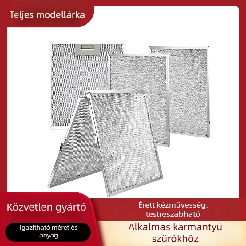 Le Line szűrőháló páraelszívóhoz | Modell Le Line | Privát címke elérhető