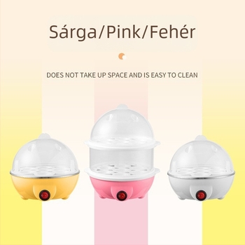 Elektromos tojásgőzítő, 7+ tojás kapacitás, 110/220V, 50Hz, 350W