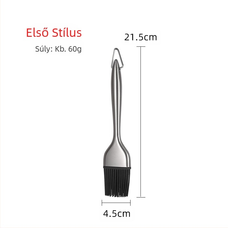 Grillezőkosár rozsdamentes acélból, négyszögletes, összecsukható, 0,7 kg