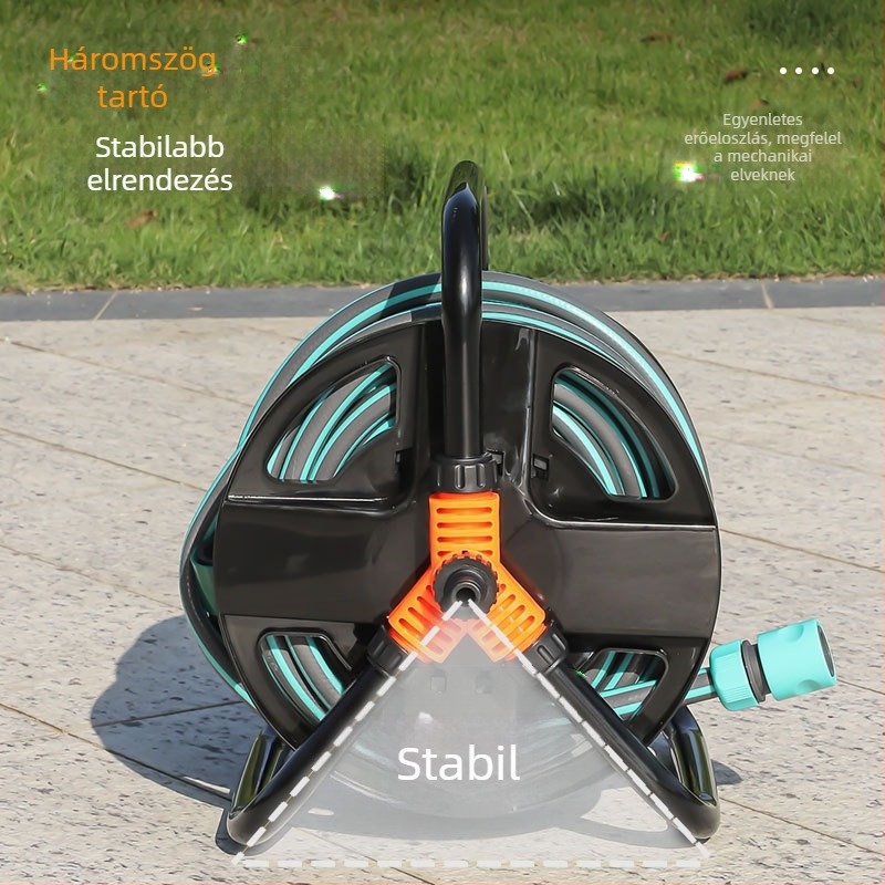 Hongfan Öntöző tömlő orsó tároló – kerthez és autómosáshoz