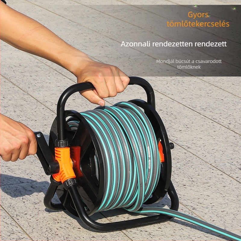 Hongfan Öntöző tömlő orsó tároló – kerthez és autómosáshoz