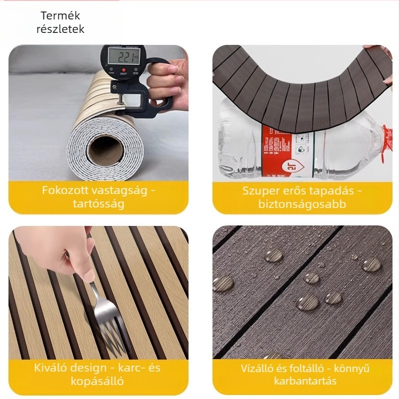 Öntapadós falpanelek – vízálló és nedvességálló dekoratív panelek, imitációja alumínium-plasztik megjelenésnek