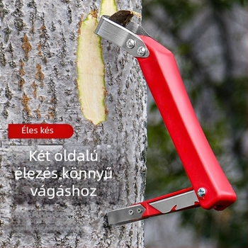 Kampóval ellátott többfunkciós gyümölcsfa kéregkaparó kés