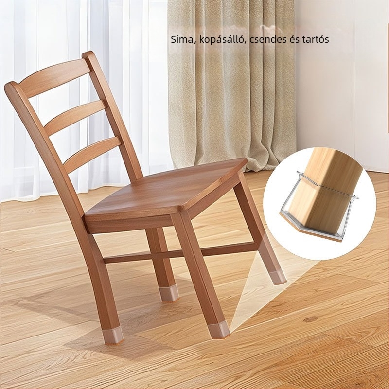 Négyzet alakú lábvédők asztalhoz és székhöz – TPE anyag, Anti-slip, kopásálló, Modern egyszerű stílus