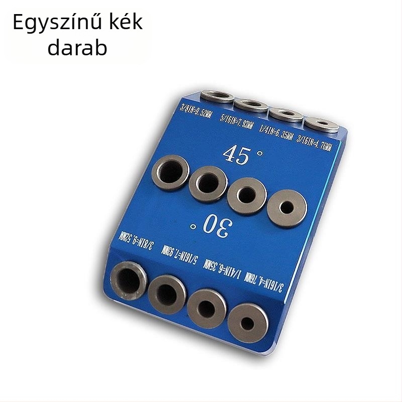 Fúráspozicionáló eszköz famegmunkáláshoz — 30°, 45°, 90°, többirányú ferde és függőleges pozicionálás