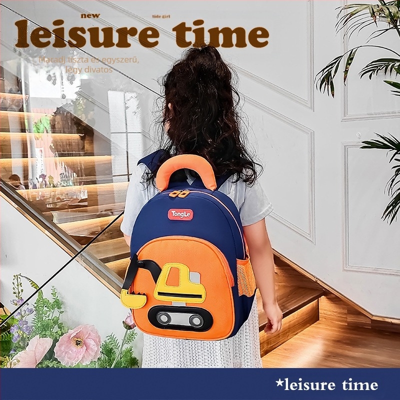 Óvodai iskolai hátizsák gyerekeknek, uniszex, nagy kapacitású, vízálló, Oxford anyagból, lélegző vállpántok