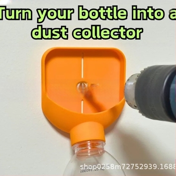 3D-nyomtatott fúrási porgyűjtő — frissített változat, szerszám alakú, PLA