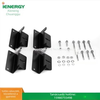 RV napelemes tartó, Z-típus, alumíniumötvözetből, stancolással készítve, tömeg 0.28 kg, csomagolás 4 db