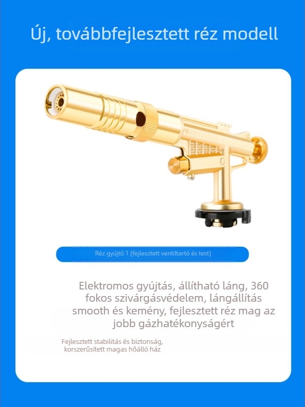 Cross the road Lángfegyver 220 – kültéri gyújtás, húsfeldolgozás, sushi étterem lángoló pisztoly, dobozban 120 darab