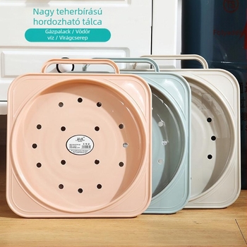 Konyhai gázpalack rögzítő keret, műanyag, modern egyszerű stílus, talajon történő rögzítés, 1 réteg, 80-99% új műanyag