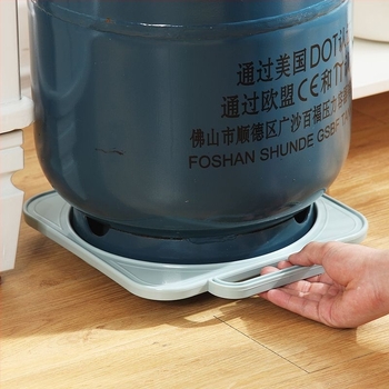 Konyhai gázpalack rögzítő keret, műanyag, modern egyszerű stílus, talajon történő rögzítés, 1 réteg, 80-99% új műanyag