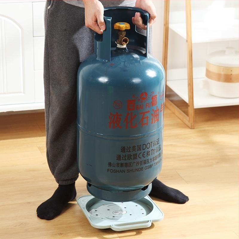 Konyhai gázpalack rögzítő keret, műanyag, modern egyszerű stílus, talajon történő rögzítés, 1 réteg, 80-99% új műanyag