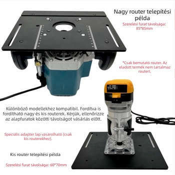 X8 alumínium ötvözet, 2-in-1 asztali eszköz: vágás és panel-támasz funkciók, hajlított panel, mikropanel és mérőszalag