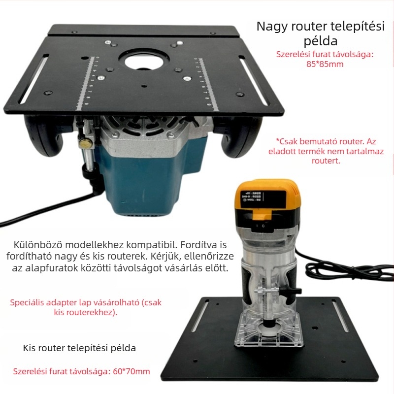 X8 alumínium ötvözet, 2-in-1 asztali eszköz: vágás és panel-támasz funkciók, hajlított panel, mikropanel és mérőszalag
