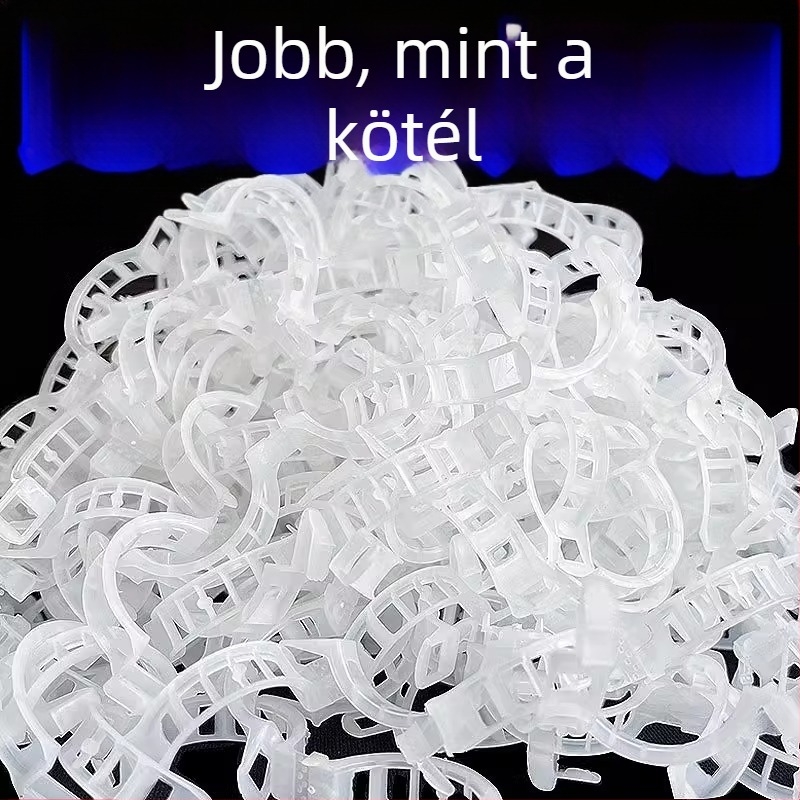 Növényekhez rögzítő klipsz – műanyag klipsz szőlő- és kapaszkodó növényekhez, kert és üvegház