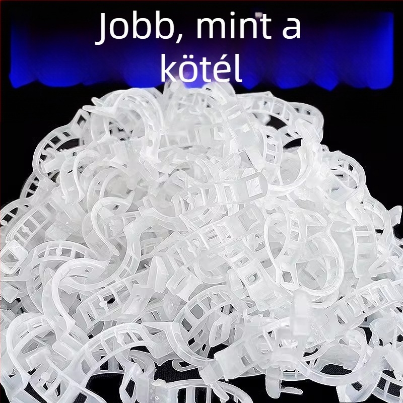 Növényekhez rögzítő klipsz – műanyag klipsz szőlő- és kapaszkodó növényekhez, kert és üvegház