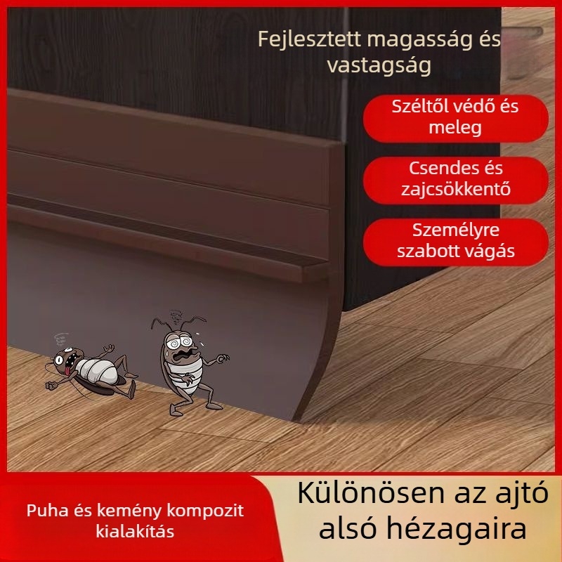 Ajtó aljának tömítő szalagja — szélálló, zajcsökkentő, rovar- és csótánybiztos; Kaixin márka; Típus: Default items; Kompatibilis modellek: Default items; Feldolgozás: Nincs