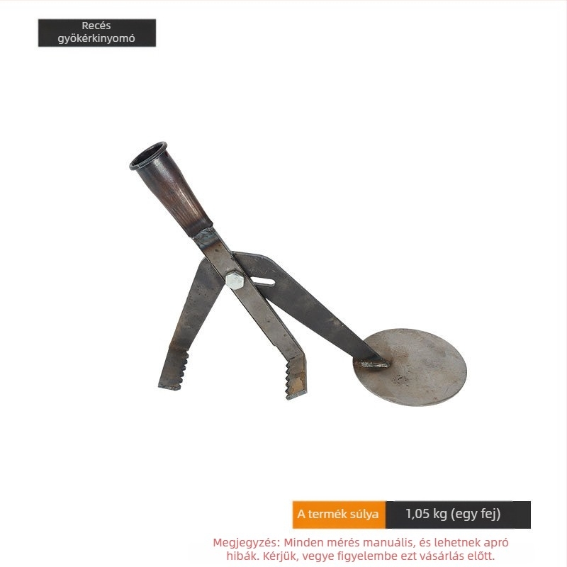 Mezőgazdasági szárkitépő eszköz: hatékony a maniokából (cassava), padlizsánból, gyapotból, dohányból, kukorica gyökereiből és csípős paprikák szárainak eltávolítására