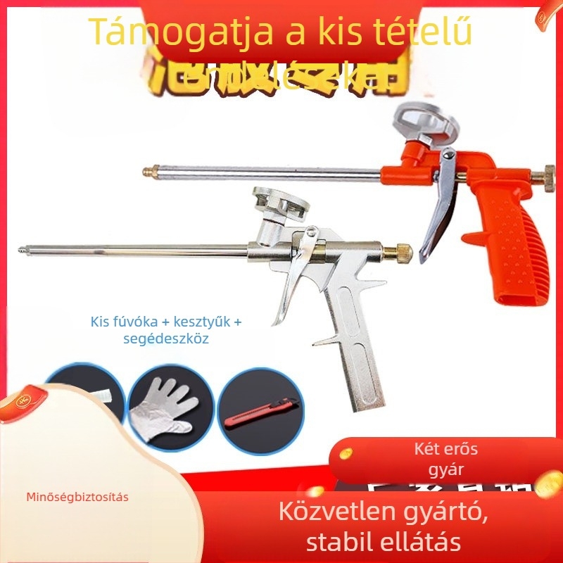 Teljesen fém poliuretán hab tömítőpisztoly; habpisztoly ragasztóhoz; eszköz