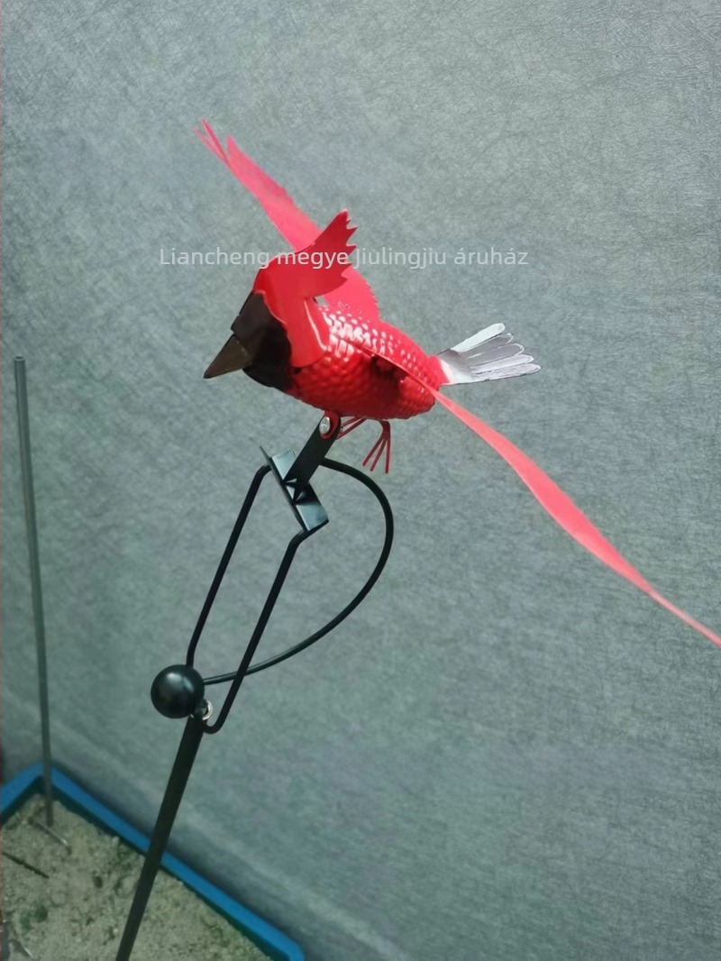 Madárkert patio dekoráció, fém, sztancolási eljárás, állat-stílus, fél manuális gyártás, logó nyomtatás