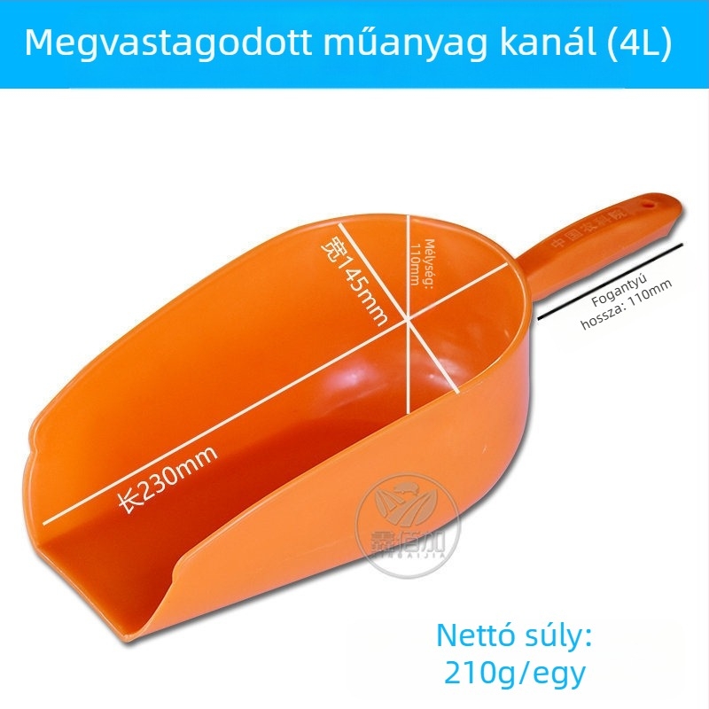 Xinbaijia etetőlapát sertések, szarvasmarhák és juhok számára — vastagított kivitel, nagy sík alj, masszív és tartós