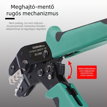 Topson Rátét roppantóvágó fogók, cső típusú üres terminálokhoz, magas széntartalmú acél, súly 0.38